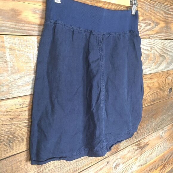 ATHLETA Celine Blue Linen Skirt -> Athleta Celine Blue Linen Skirt - Picture 3 of 6